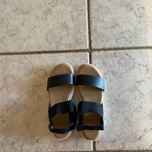 XOXO black sandals